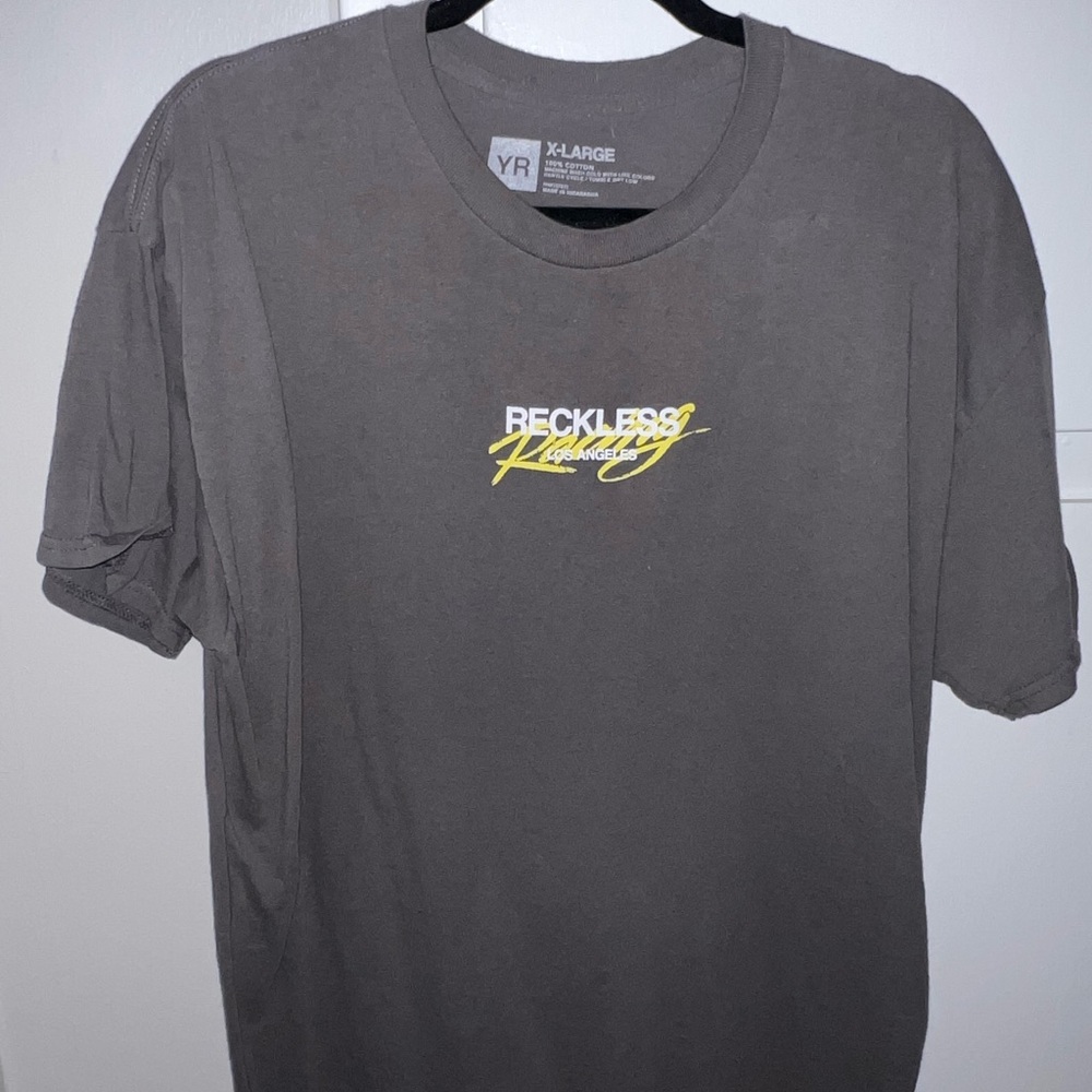 Young & Reckless Gray T-Shirt for Men